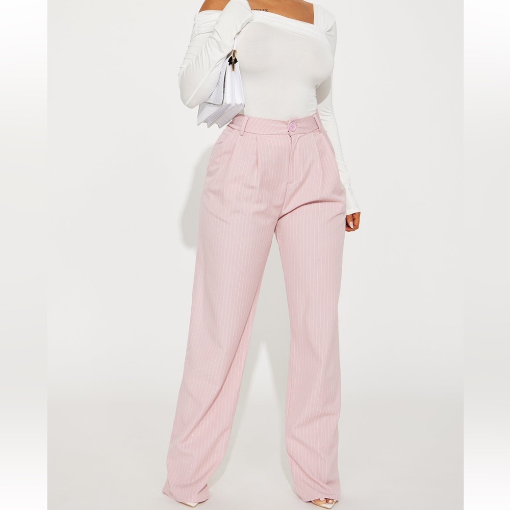 Pinstriped pant